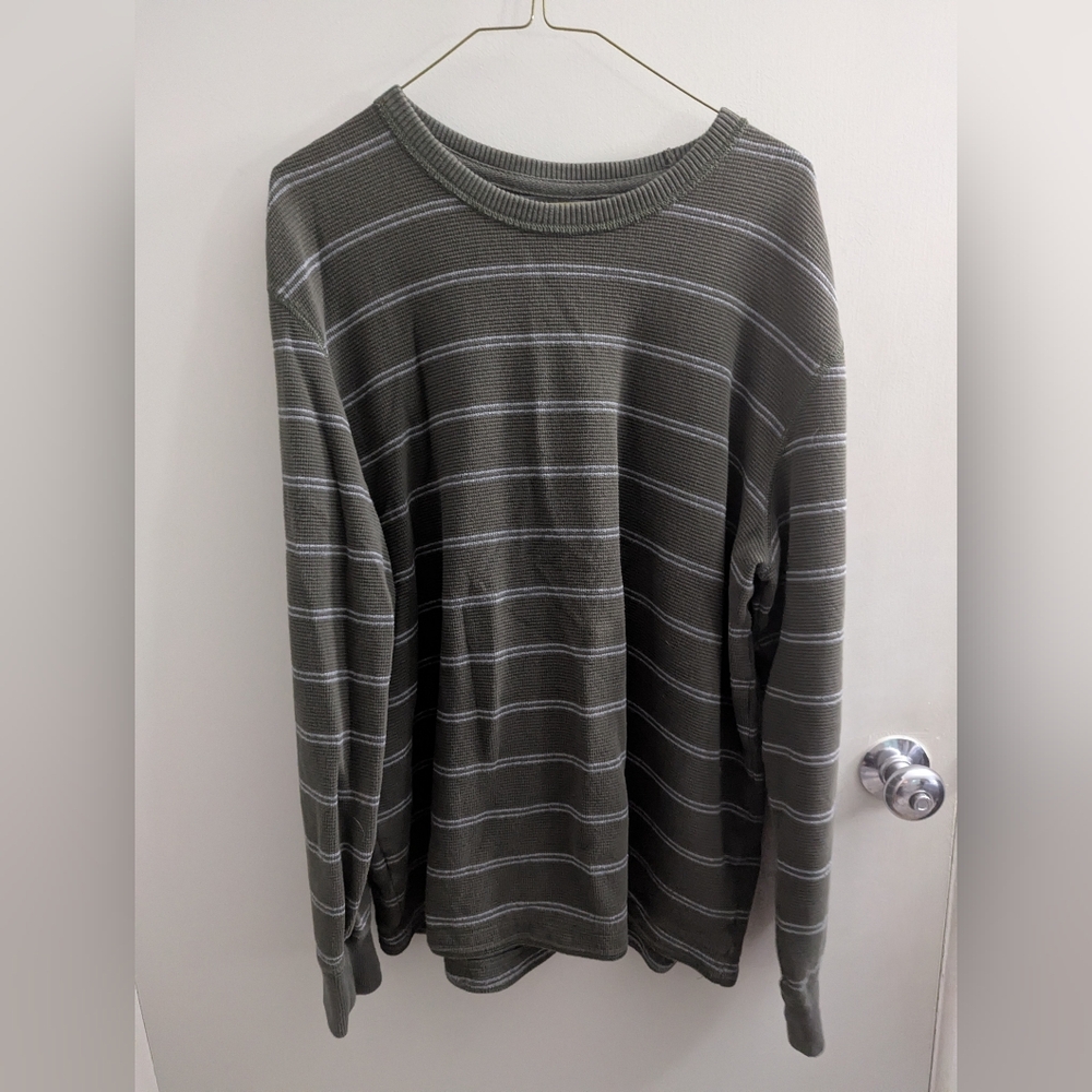 Eddie Bauer Olive Knit Sweater